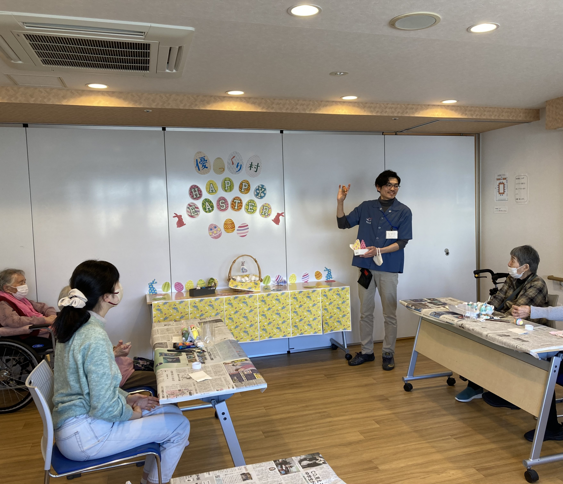 優っくり村新宿西落合イースターエッグワークショップの写真