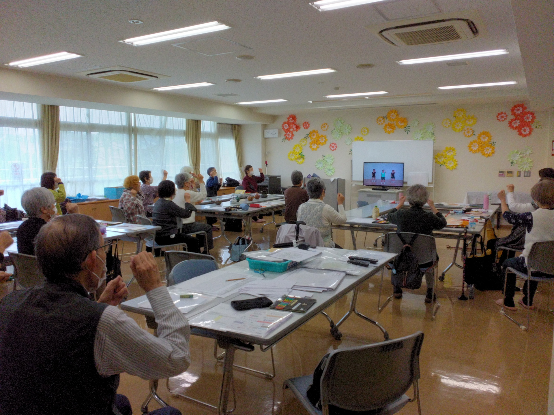 みんなでストレッチ！